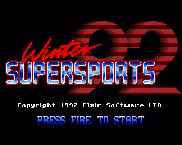 Winter Supersports 92 screen shot title